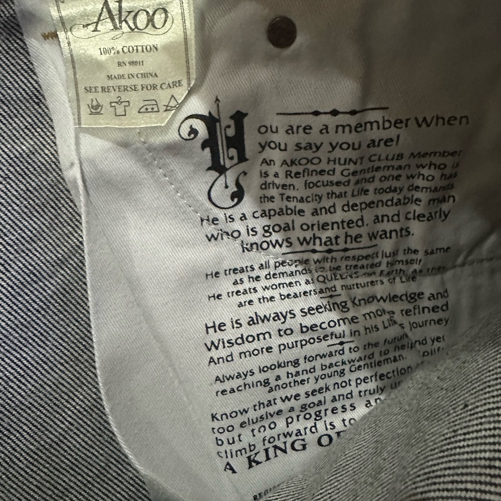 AKOO Men's Blue Jeans - Picture 12 of 16